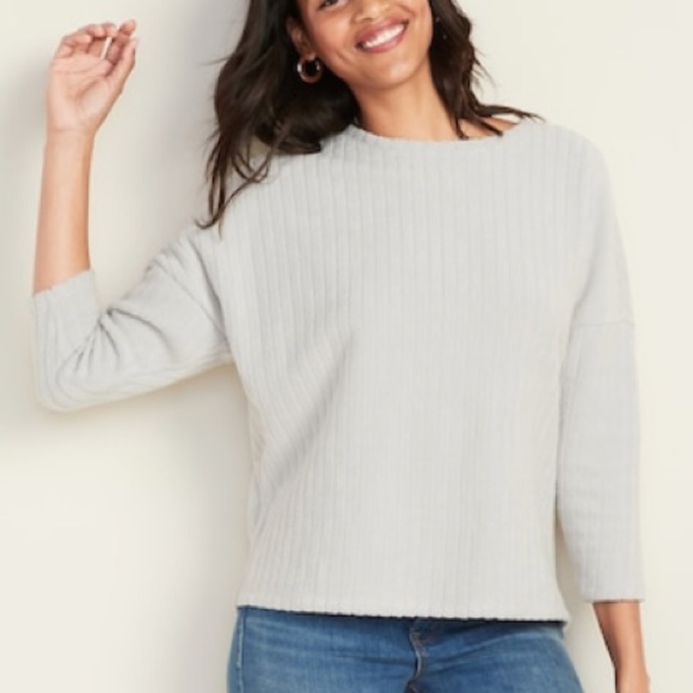 Old Navy Drop Shoulder Terry Top